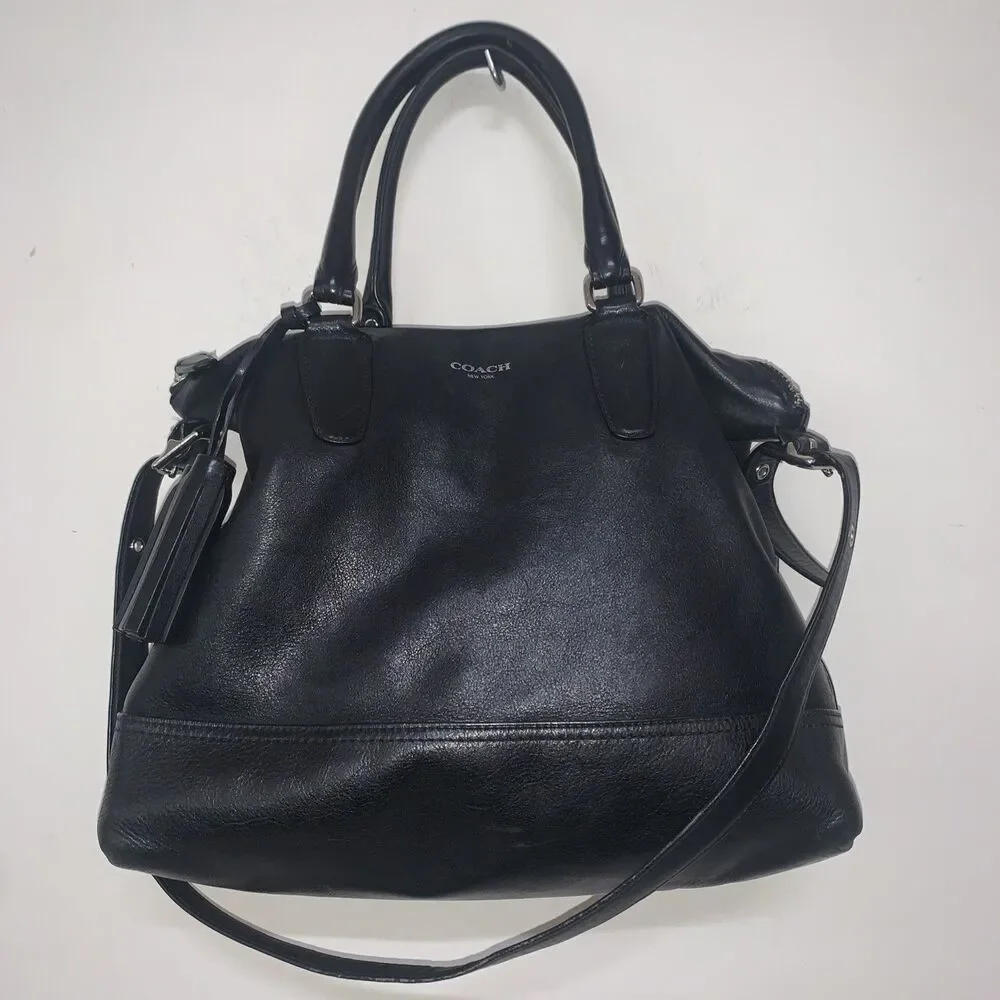 Coach Legacy Rory 19892 Black Quality Leather Satchel/Shoulder Bag Classic